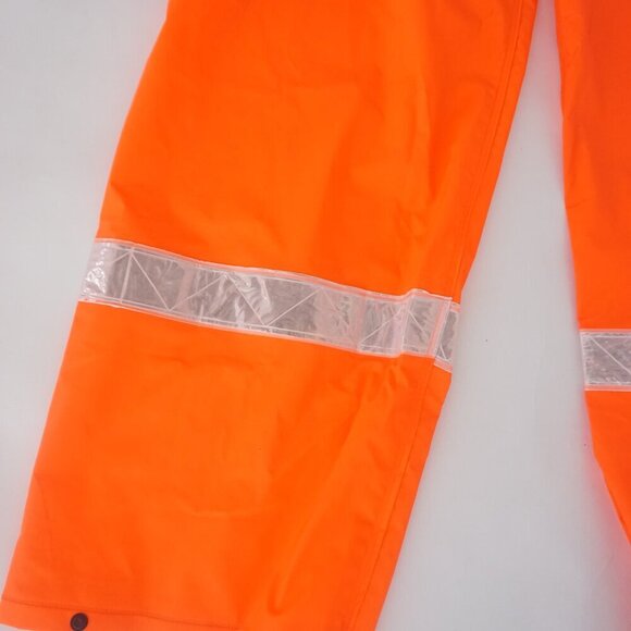 Safeway Orange Waterproof Reflective Rubber Overalls Size XL - Picture 5 of 11